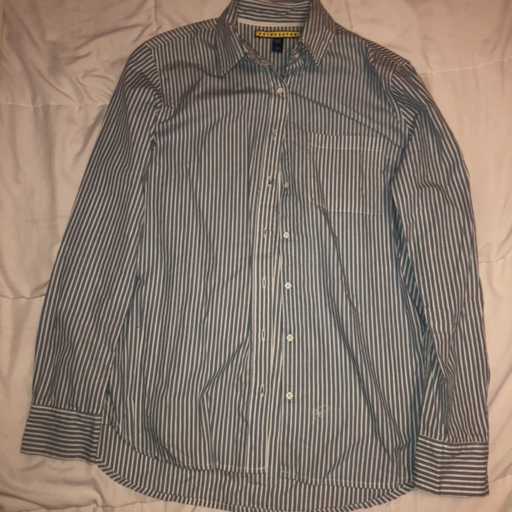 Striped Prince & Fox Button Down